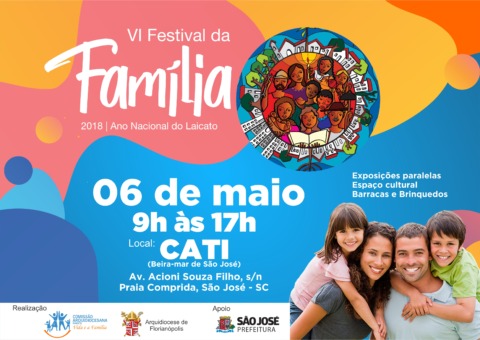 VI Festival da Família acontece neste domingo