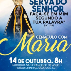 Cenáculo com Maria celebra 25 anos da RCC em São José