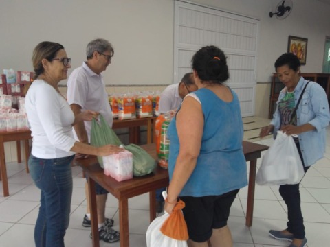 Ação Social realiza entrega de doações as famílias cadastradas