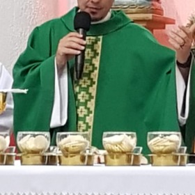 Pe. Eduardo de Senna celebra 1 ano de Sacerdócio com Missa na paróquia