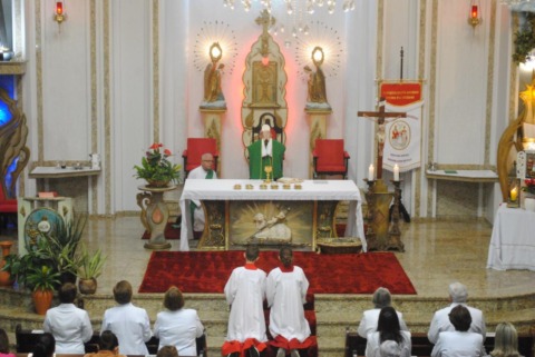 Paróquia celebra nona Missa em preparação ao Jubileu de 50 anos