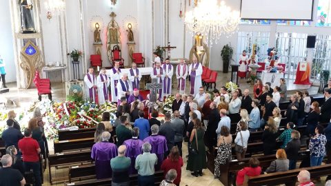 Paróquia Santo Antônio celebra Missa de Corpo Presente do Sr. Germano João Vieira